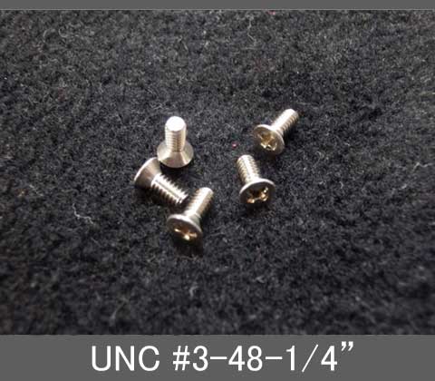 Rakuten - インチネジ（プラス皿ねじ）UNC（ユニファイ並目）#3 48山 全長1/4” ステンレス