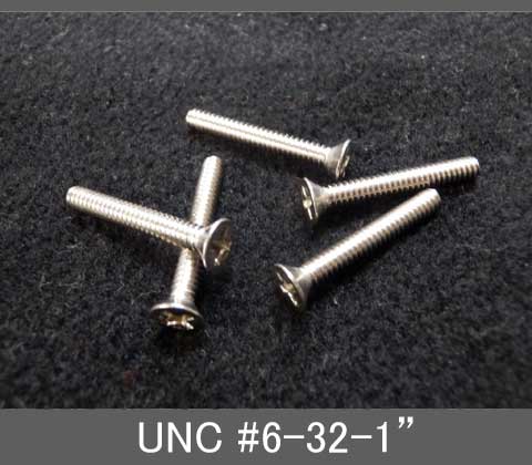 Rakuten - インチネジ（プラス皿ねじ）UNC（ユニファイ並目）#6 32山 全長1” ステンレス