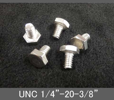 Rakuten - インチネジ（六角ボルト）UNC（ユニファイ並目）1/4” 20山 首下長3/8” ステンレス
