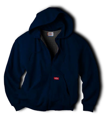 【USA】【暖かい裏地付】【6色入荷】【ジップアップパーカー】DICKIES（ディッキーズ）THERMAL LINED HOODED JACKETサーマルラインフードジャケット（パーカー）ダークネイビー