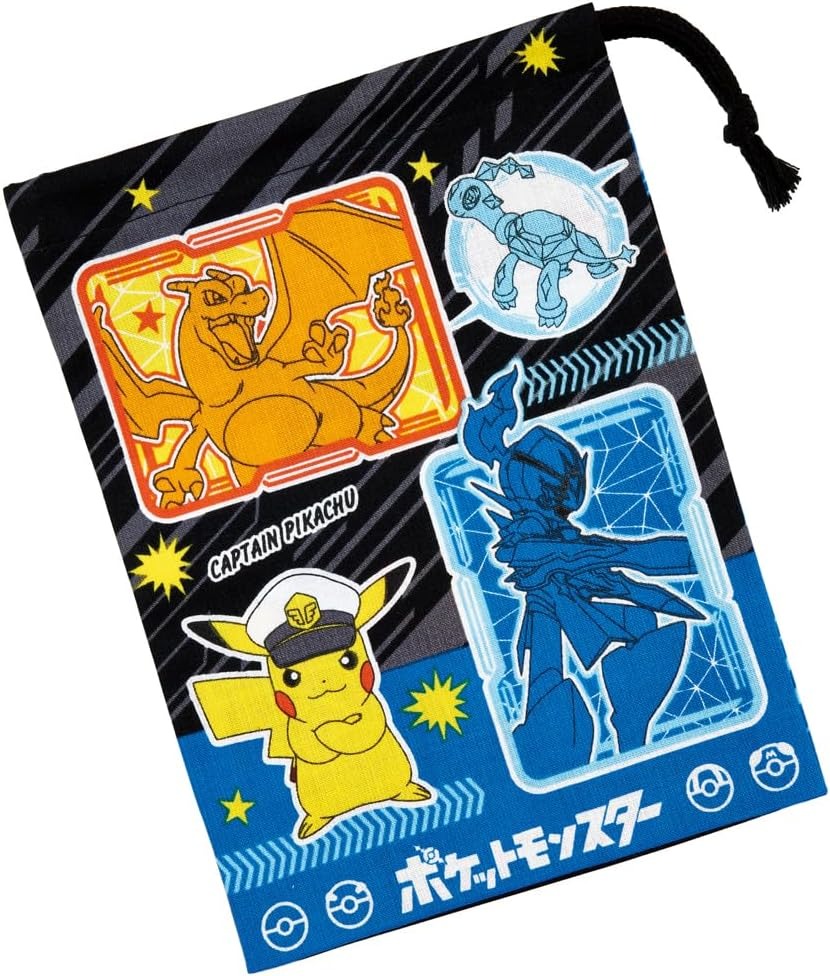 スケーター ポケットモンスター コップ袋 巾着 日本製 綿100％ ランチグッズ
