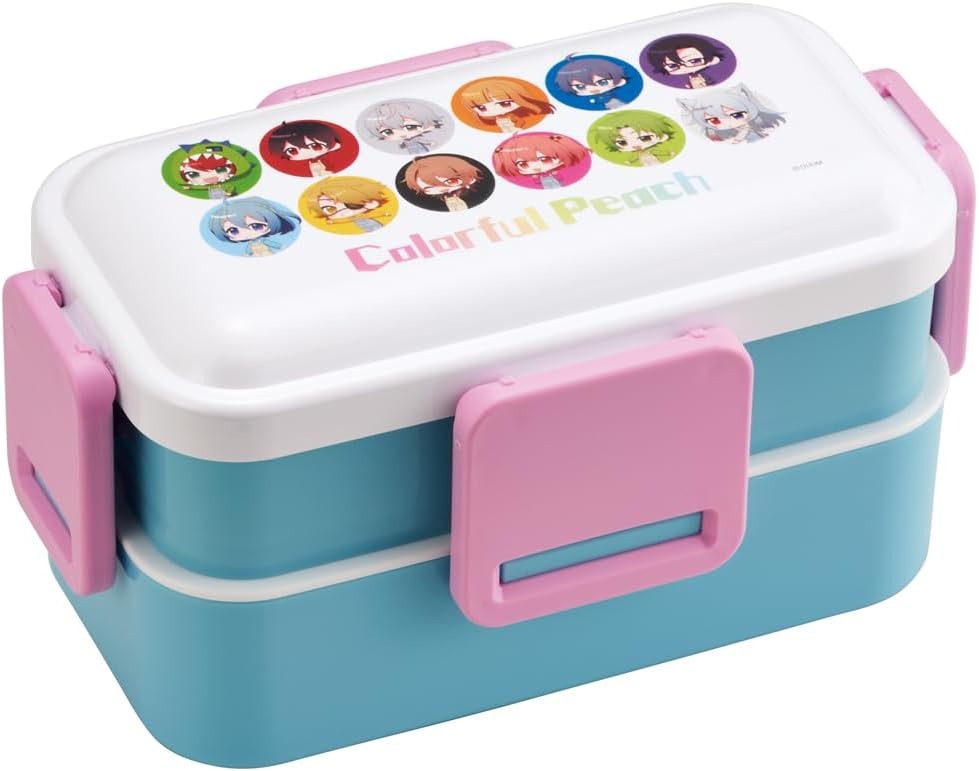 スケーター カラフルピーチ 弁当箱 2段 ドーム型 600ml ランチボックス 日本製 食洗機対応 抗菌...