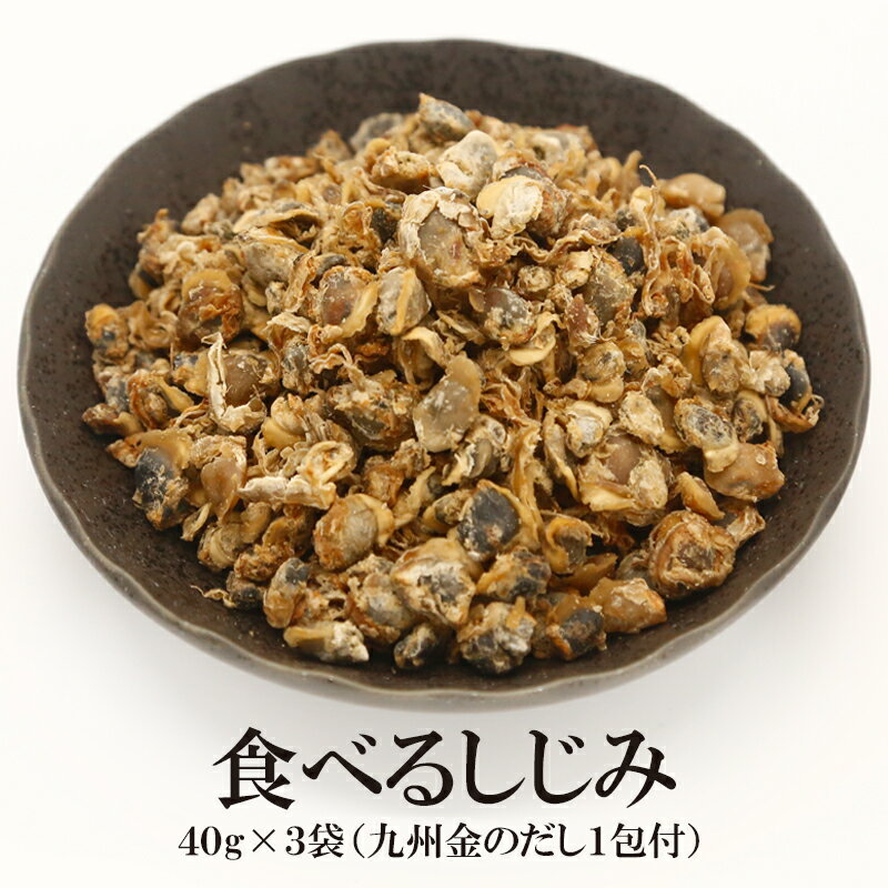 【マラソン期間ポイント10倍】 食べるしじみ 40g 3袋セット 使い切り小分けタイプ\九州金のだし1包おまけつき/ 燥 シジミ うす味 佃煮 おつまみ ビール 乾き物 炊き込み 味噌汁 お茶漬け お吸い物(笑喜亭) みんなのレビュー·口コミ 味付け 乾燥しじみ 100g 乾燥 シジミ 蜆 しじみ お米 と一緒に炊いて 炊き込みご飯 に おつまみにも