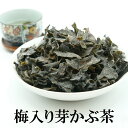 【エントリーでポイント10倍最大300円Offクーポン配布中】 梅入り芽かぶ茶 送料無料 めかぶ茶 梅 メカブ茶 芽かぶ茶 お徳用 めかぶ めかぶスープ お茶 茶 梅めかぶ茶