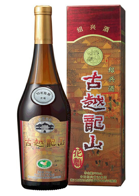 「古越龍山」紹興酒の10年定番。 甘みと酸味のバランスと口当たりの良さが特徴 名称：永昌源 古越龍山 陳年10年 紹興酒 内容量：700ml 賞味期限：商品パッケージに記載 保存方法：常温 原材料/商品内容：もち米、麦麹(小麦)、カラメル色素 原産国名：中国 アルコール度数:17%