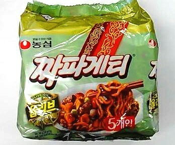 韓国食品　チャパゲテイ（即席めん）700g（140gX5食入り）、韓国インスタント麺♪