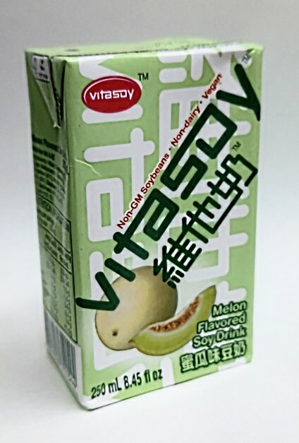 横浜中華街　ビタソイ メロン風味豆乳　250ml （蜜瓜味豆奶）　1個紙パック入り 【維他奶・Soy Drink 蜜瓜味豆奶】♪のサムネイル