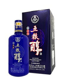 中国白酒　五粮醇（青）藍淡雅（ 五糧醇 ）35度　500ML、アルコール度数を控え、大変香り高く、まろやかな味わいの甘口のお酒に仕上がりました。♪