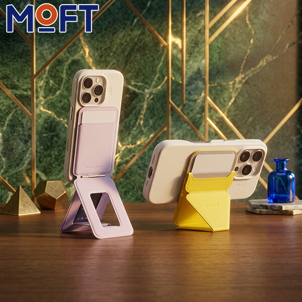 【デスク環境を美しく】 MOFT 8-in-1 多機能スタンド ＋ 強化版スマホスタンド＆財布 ペア販売 MagSafe対応 自撮り 動画視聴 Web会議 撮影対応 出張 ガジェットポーチ収まる 薄型設計 【MS027W-1/MS007MP-1セット】 show-it-10000389 Show It 楽天市場店 サンプル画像3