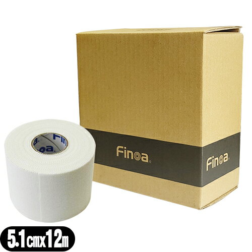 ｢テーピングテープ｣Finoa(フィノア) プロホワイト (51mmx12mx6個入り)｢68-1027｣ - 5.1cm。ホワイトテー..