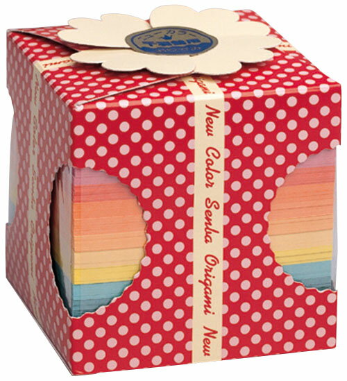 【公式】ニューカラー千羽鶴用折紙 おりがみ 折り紙 知育