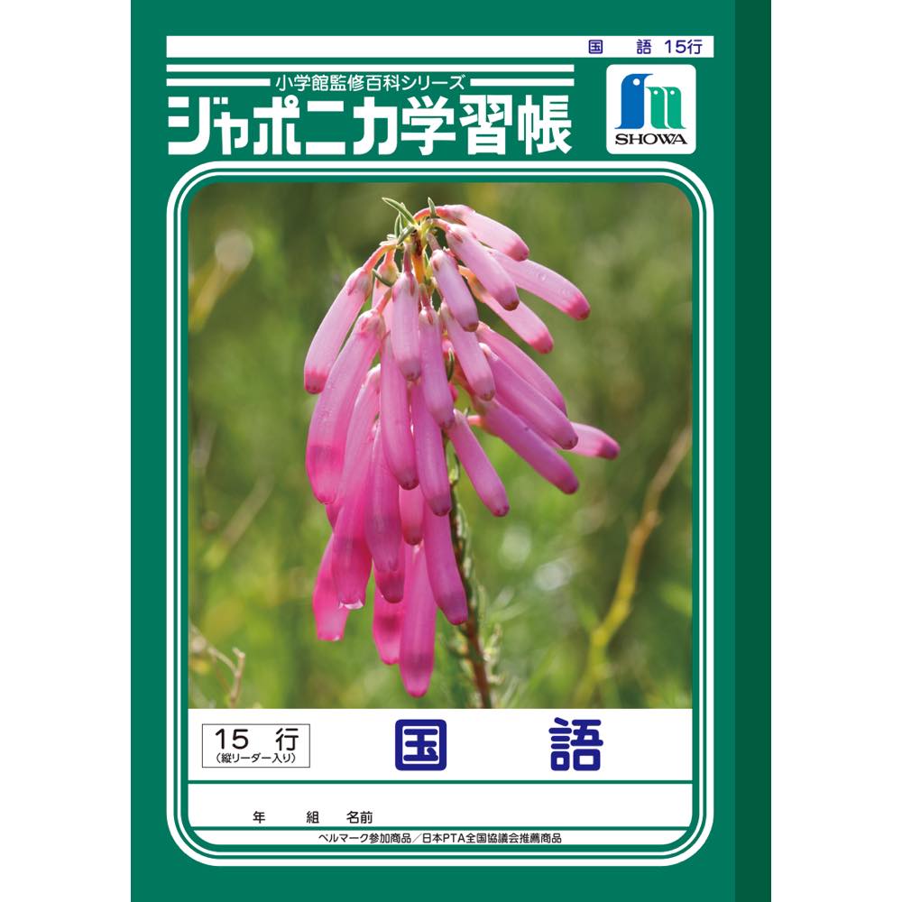 【公式】ジャポニカ学習帳 B5 JL-13 国語 15行縦リーダー ノート【メール便5冊まで】 S05