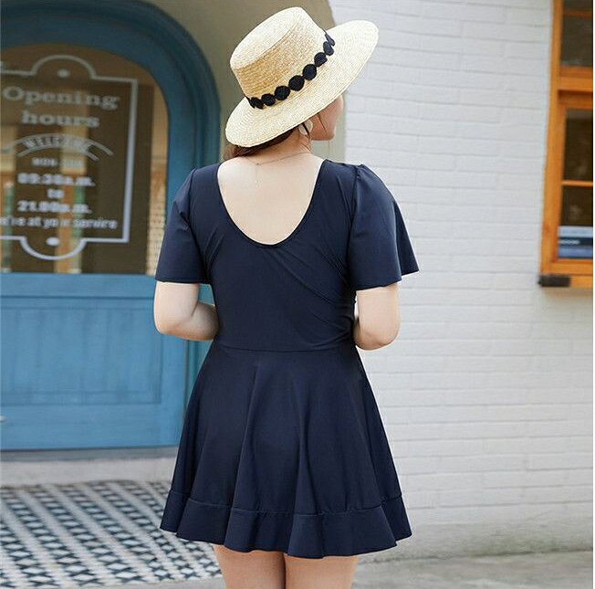 【送料無料】パッド付き マタニティ ワンピース 妊婦服　妊婦　水着 フリル袖 おし...