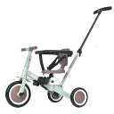 子供用三輪車 4in1 自転車 オリジナル 押し棒付き 安全バー付き キックボード