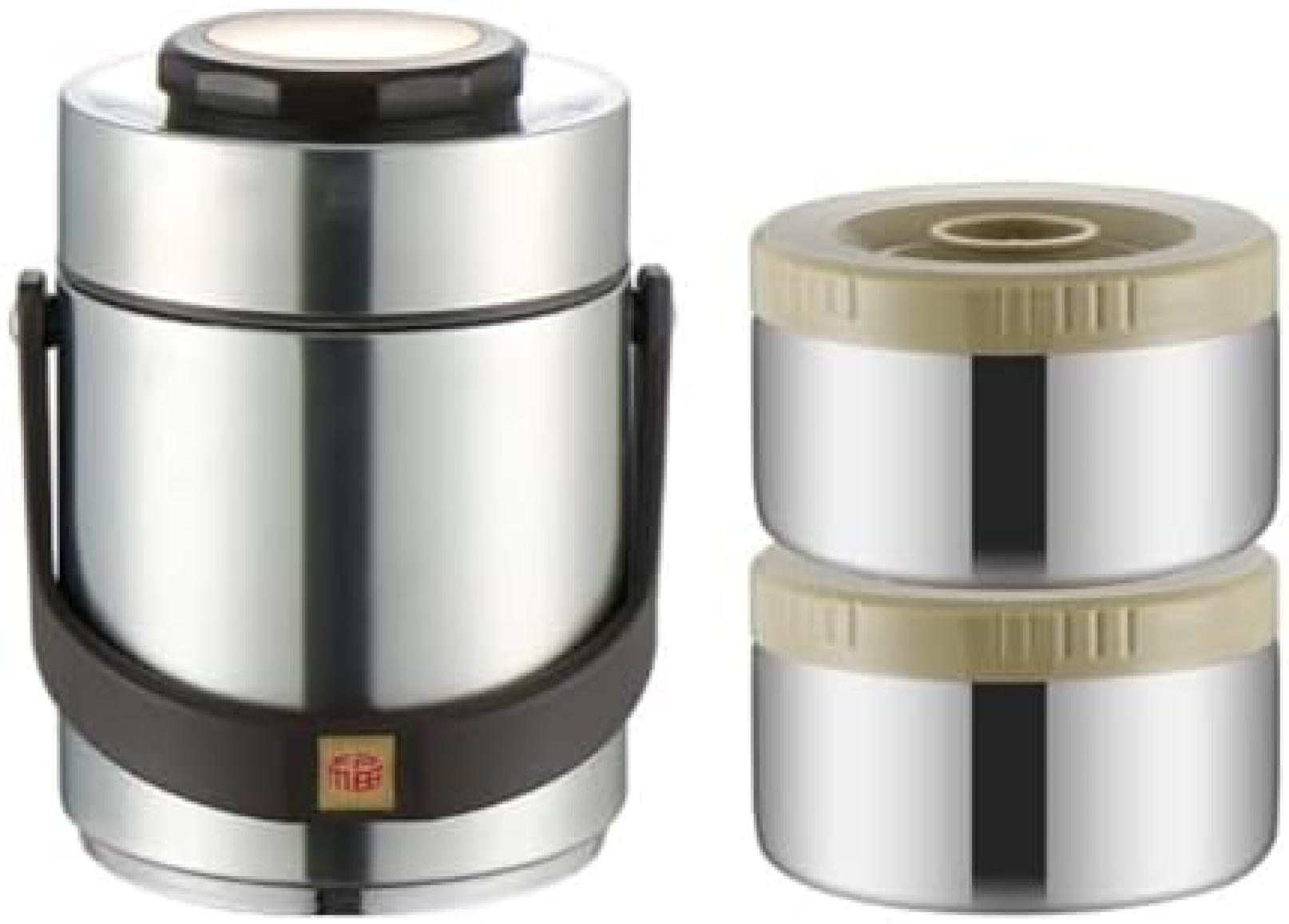 Rakuten - 保温弁当箱 ステンレスランチジャー 保温スープ容器 弁当箱 2段 3段 大型フードジャー 真空304 お弁当箱 ランチジャー ランチボックス 携帯が便利で 密閉 通 耐久性 通勤 漏れ防止