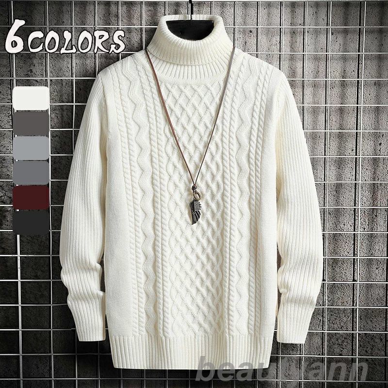 ※商品写真はできる限り実物の色に近づけるよう加工しておりますが、モニター設定、お部屋の照明等により実際の商品と色味が異なる場合がございます。※機械による生産のため、生地の継ぎ目の若干のズレや、形やサイズに多少の誤差が生じる場合がございますが品質上の問題はございません。予めご理解下さいますようお願い致します。※色落ちの恐れがありますので、他のものと分けて洗って下さい。商品情報ポリエステル100%の柔らかい素材です。肌触りはさらりとしており、チクチク感もないので、ストレスなく着れます!素材ポリエステル注意事項※写真のカラーはイメージとなります。ご覧になっている画面の明るさ等により、実際の商品と多少色味が異なる場合がございます。※商品に使用している生地や素材上、臭いが気になる場合がございますが、陰干ししていただくことでほとんど感じられなくなります。タートルネック メンズ ハイネックセー トップス ニット セーター 早い者勝ち ホワイト ブラック ダークグレー M L XL 2XL 3XL