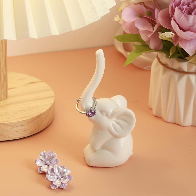 Rakuten - 磁器象像リングホルダー機能的小型とジュエリー アクセサリー ジュエリー 収納ボックス ケース アクセサリー用品 ケース 収納ボックス ジュエリー