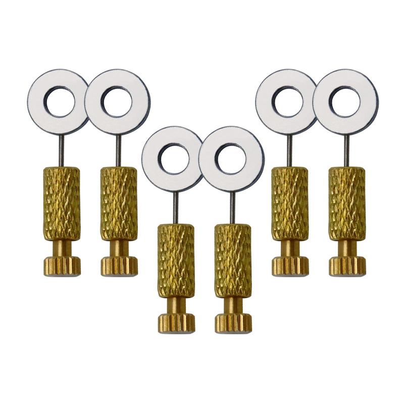 6 個 DIY レザークラフト手縫い位置特定ピン固定縫い目ツール.プロのレザークラフトアクセサリー用品 DIY 個 6