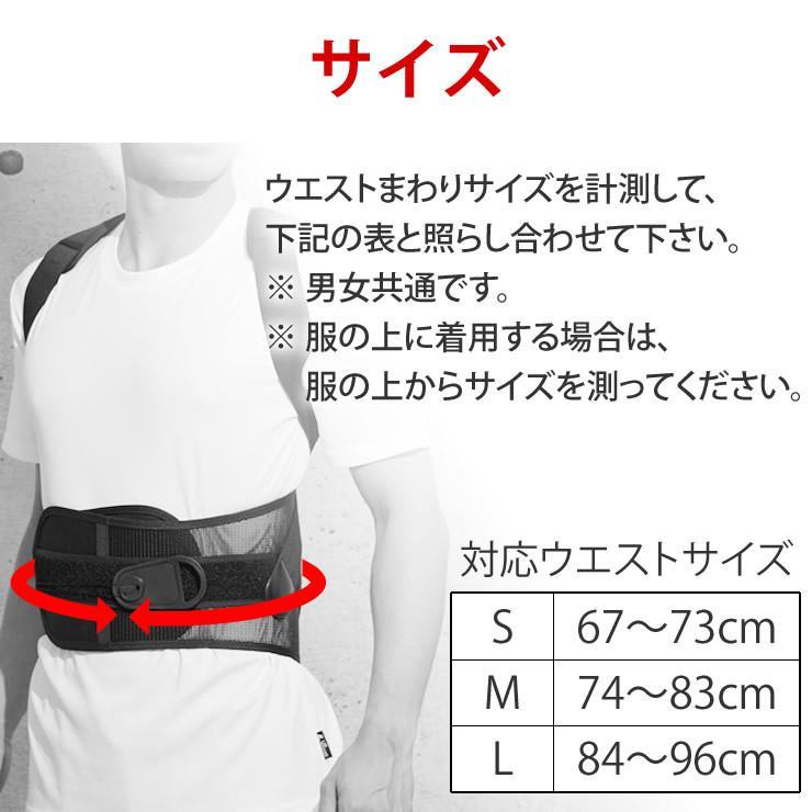 Show Case 楽天市場店の背中と腰をWサポート 腰痛ベルト 骨盤ベルト 猫背矯正ベルト 骨盤矯正 姿勢矯正 腰痛 コルセット 腰痛グッズ サポーター 腰｜アングル2