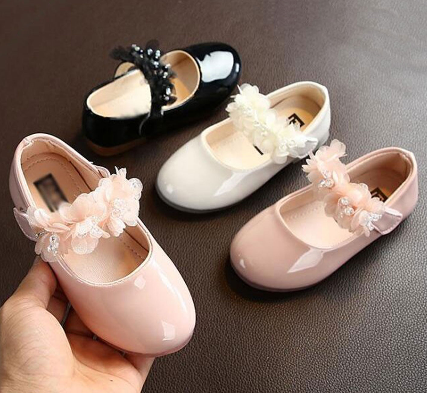 Other - 子供シューズ キッズフォーマルシューズ 女の子パンプス 子ども靴 フォーマル 光沢パンプス 可愛いパンプス ダンスシューズ ローカットパンプス 演奏会 履きやすい プリンセス風 幼児