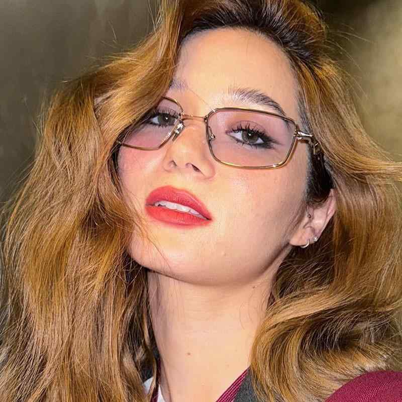 サングラス メンズ レディース 小さめ 四角 メタルフレーム UV400 紫外線カット ドライブ 旅行 ブルーレンズ 銀縁 ファッション