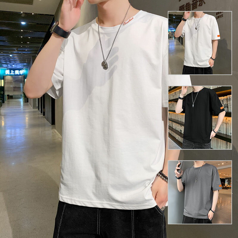 Rakuten - 51%OFF Tシャツ メンズ 半袖 おしゃれ 白Tシャツ ロンT T-shirt 半袖tシャツ 配いろ 涼しい カジュアルクルーネック 夏 プリント 丸首
