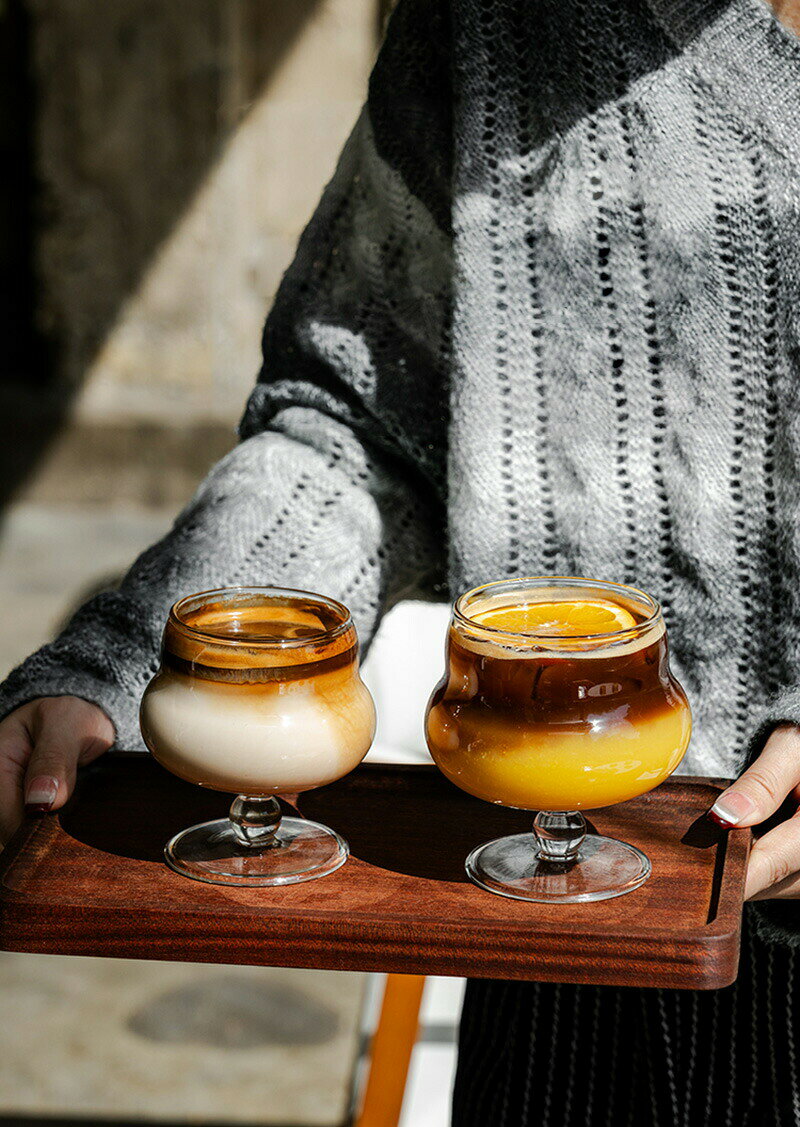 かわいい 雲の形 コーヒーグラス 耐熱ガラス おしゃれ 玉足 デザートカップ 高級 ...