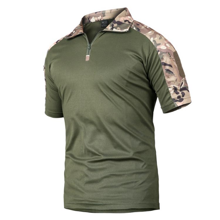 コンバットシャツ 夏 サバイバルゲーム メンズ 通気性 Tシャツ 戦闘服 ミリタリー...
