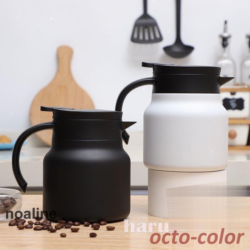 Rakuten - 魔法瓶ポット 魔法瓶 家庭用 大容量 800ml 保温 保冷 保温ポット コーヒーポット お茶 サーモジャグ キッチン用品 新築お祝い 卓上ポット魔法びん 家庭用品