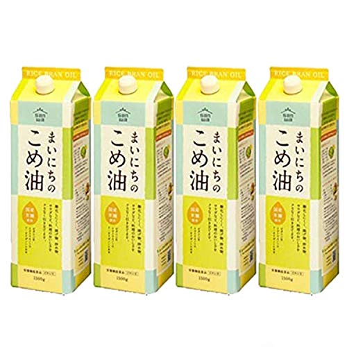 三和油脂 まいにちのこめ油 1500g 4本セット 米油 国産 こめ油 コメ油 天ぷら油 揚げ油