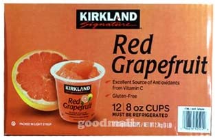 KIRKLAND カークランド レッドグレープフルーツ カップ 198g×12カップ