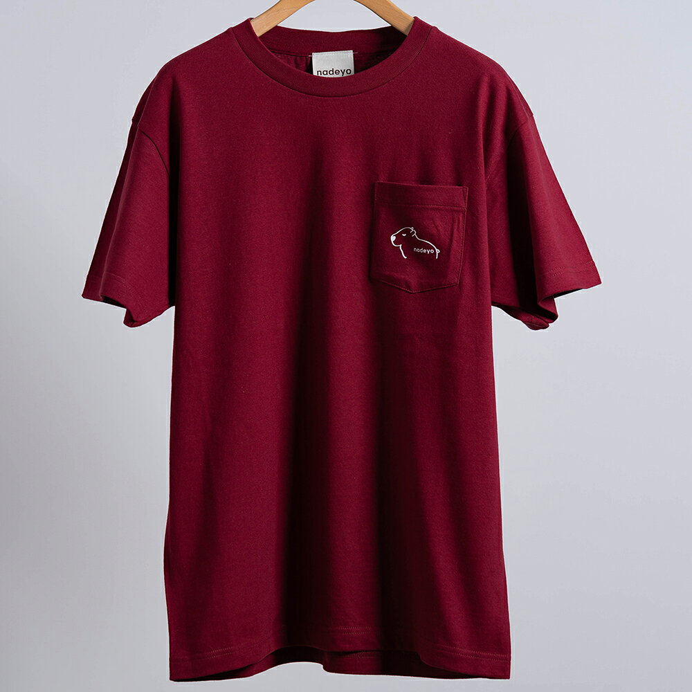 Rakuten - 【nadeyo】ポケットカピバラ【バーガンディ】ポケット ポケットTシャツ ポケT カピバラ 動物園 小動物 もふもふ アニマル ギフト ラッピング ペット かわいい 動物【nadeyo】