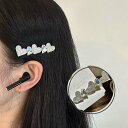ヘアピン ヘアクリップ ヘアアクセサリー 可愛い 女の子 レディース 髪飾り キラキラ 1個 髪留め 一字型ピン おしゃれ ダッククリップ 高級感 アクセサリー