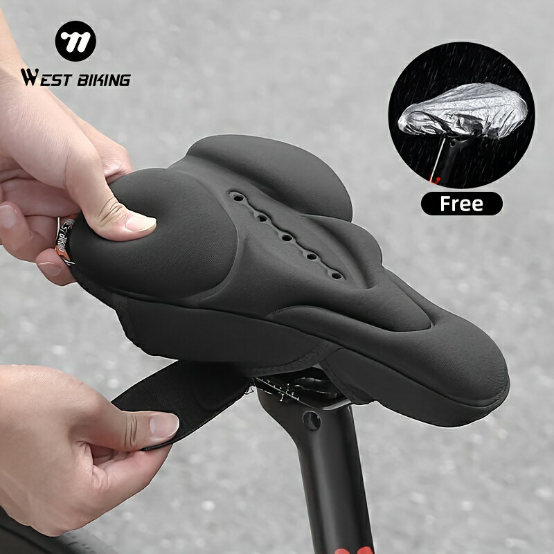 Rakuten - 自転車 サドルカバー 座り心地抜群 サドル カバー 自転車サドルカバー 痛くない シティサイクル エアロバイク