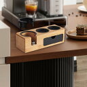ブナ材 コーヒータンパーステーション ポルタフィルターホルダー コーヒータンパースタンド 木製