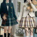 女子高生 制服 5点セット 学生服 JK制服 ジャケット+長袖シャツ+スカート+蝶結び+バッジ コスプレ レディース 高校制服 セーラー服 JK チェック 学生...