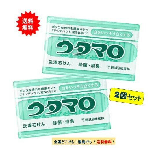 東邦 ウタマロ 石けん (133g) × 2個セット【衣料用洗剤】【送料無料】