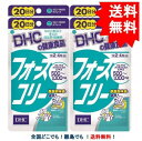 複数購入割引のクーポン配布中 DHC フォースコリー 20日分 (80粒) × 4個セット 【送料無料】