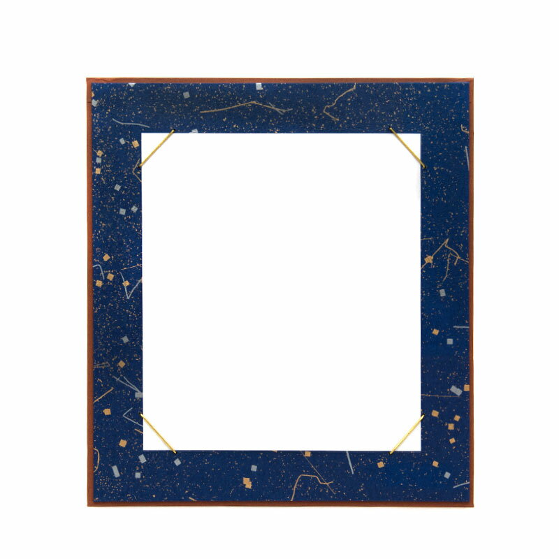 【商品ローマ字】shkishikake【商品サイズ】35×39×0.5cm＃展示小物/＃色紙掛け/＃色紙用/＃壁掛け式/＃縦用/＃紙製/＃青系