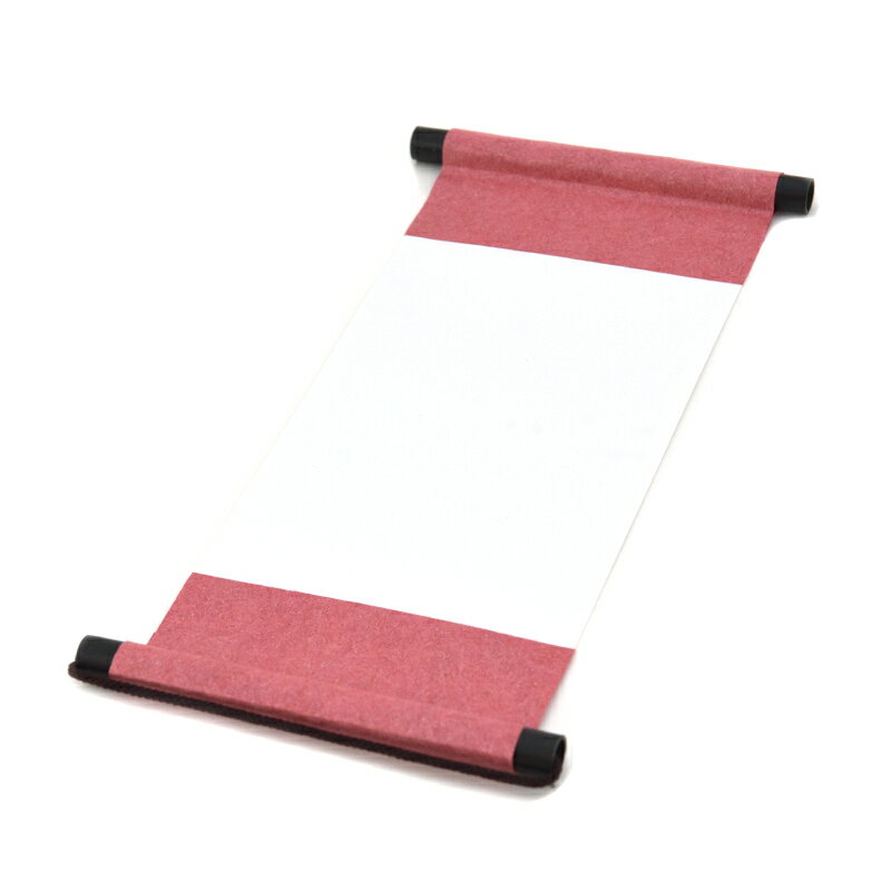 ハガキタペストリー画仙　歌舞　赤