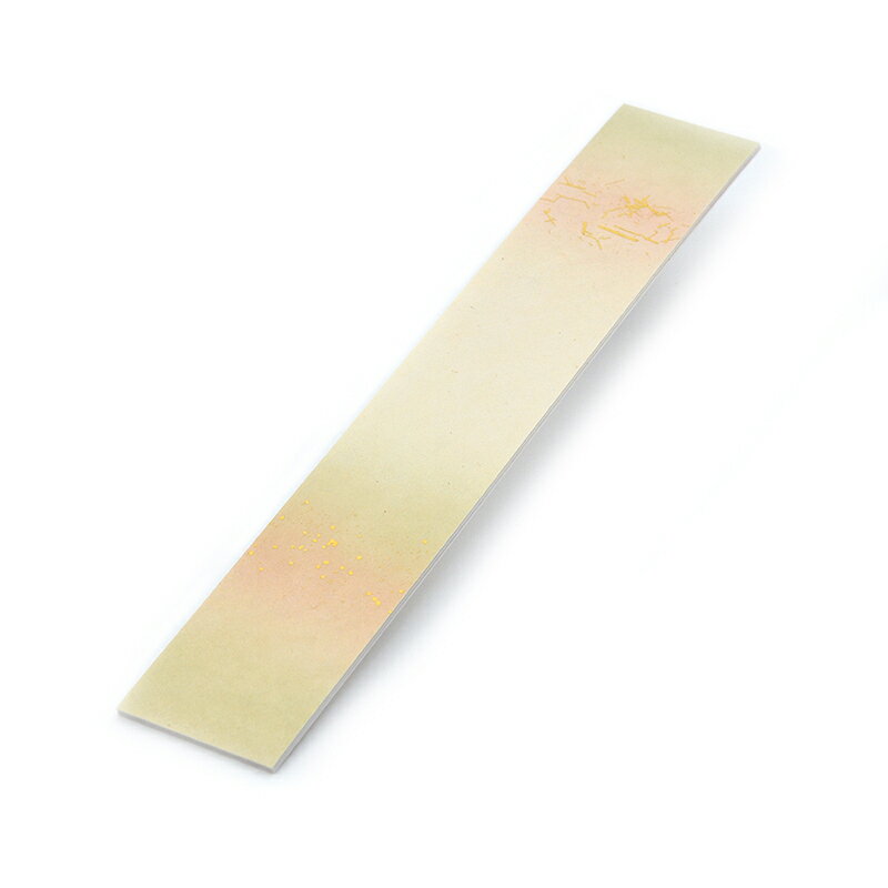 【商品ローマ字】utayotanzaku - うたようたんざく【商品サイズ】6×36.4cm【枚数】5枚＃色紙・短冊/＃短冊/＃色付き/＃絵柄入り/＃ぼかし/＃箔散らし/＃5色入り/＃組色/＃5枚/＃唄用短冊鳥の子紙に天地を剥奪風にぼかし、 パール引きを施し、色小石箔が振られています。