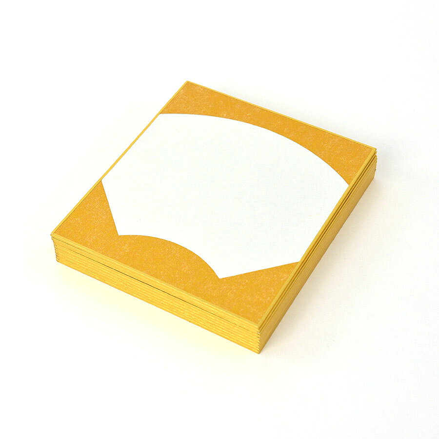 【商品サイズ】12.2×13.7cm【枚数】10枚＃色紙・短冊/＃豆色紙/＃色付き/＃豆色紙/＃金/＃扇面/＃全同色/＃10枚