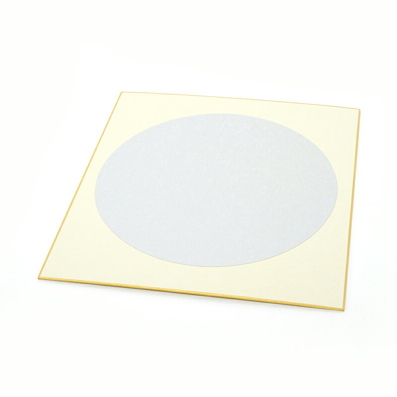 大色紙 円窓内銀（特上） 1枚