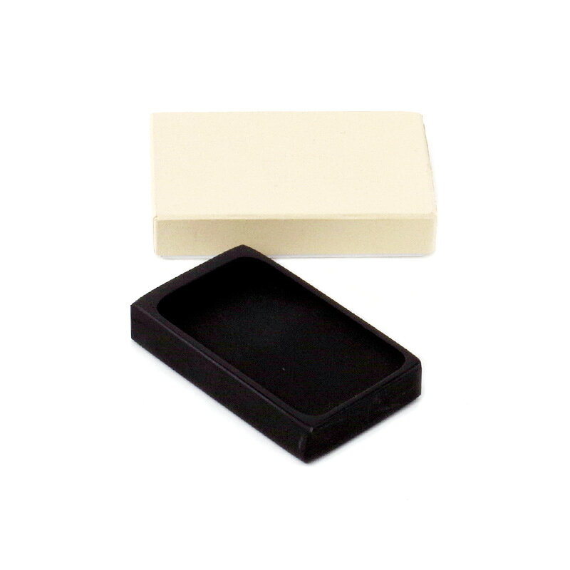 【商品ローマ字】ogatsu kakoken【商品サイズ】4.5×7.5×1.4cm＃硯/＃実用書/＃かな用/＃雄勝加工/＃彫刻無/＃長方硯/＃角型/＃3吋/＃二五度