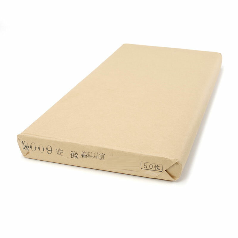 書道 漢字用画仙紙【No.009 安徽棉料単宣 97×180cm 50枚】輸入手漉き