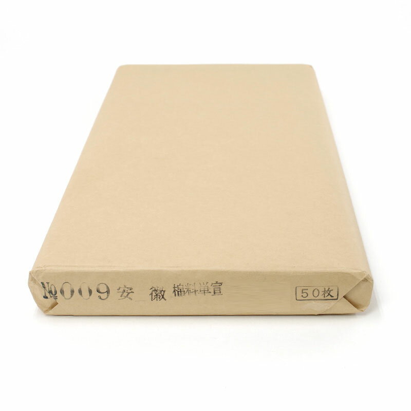 書道 漢字用画仙紙【書道 漢字用画仙紙No.009 安徽棉料単宣 105×135cm 50枚】輸入手漉き