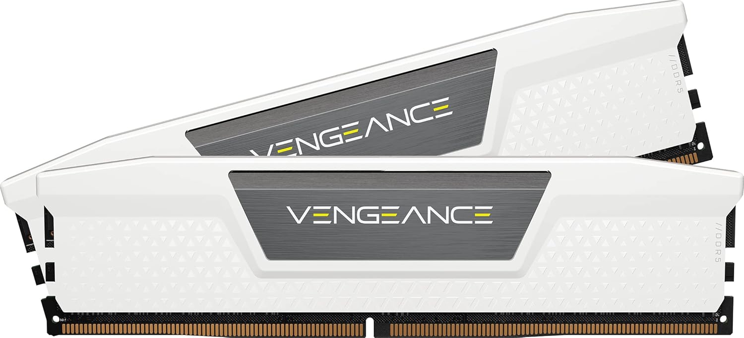 在庫有り 即納可能 CORSAIR VENGEANCE DDR5-6400MHz 32GB (16GB×2枚) AMD EXPO & Intel XMP対応 デスクトップPC用メモリ ホワイト CMK32GX5M2B6400Z36W