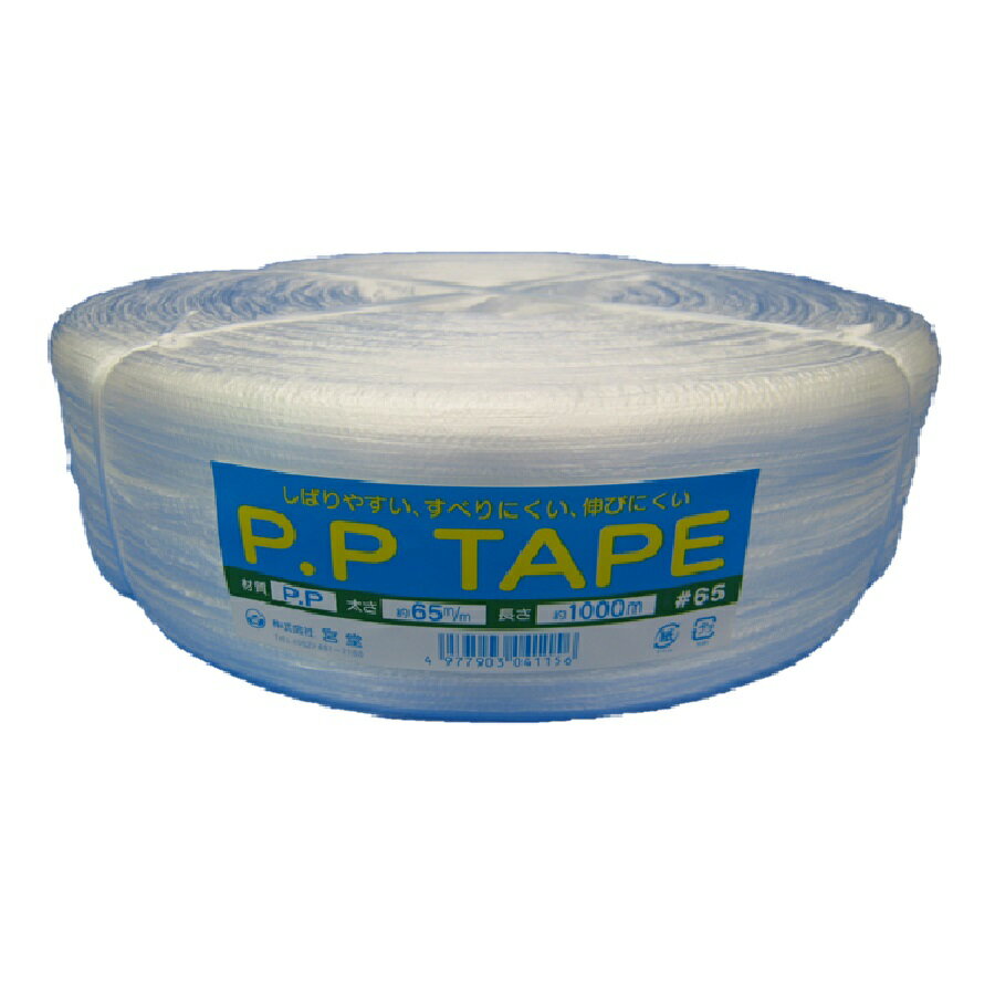 PPテープ#651000m【作業用品・ROPE・ロープ・紐・梱包資材・DIY】