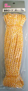 乐天商城 - 混合(KP)ロープ約6mm×10m【作業用品・ROPE・ロープ・紐・梱包資材・DIY】