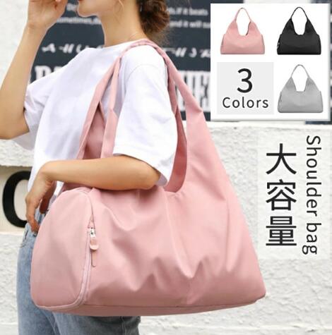 【3点15%offクーポン配布中！ 靴収納 多機能 手提げ 肩かけ ロールボストン ボストンバッグ ドラムバッ..